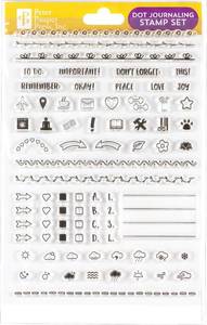 lot 20085 image: Dot Journaling Clear Stamp Set (60 Individual Stamps)