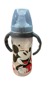 lot 20132 image: Disney Mickey Mouse NUK Baby Bottle with Handles
