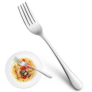 lot 20151 image: Dinner Forks,Set of 16 Top Food Grade Stainless Steel Silverware Forks,Table Forks,Flatware Forks,8 Inches,Mirror Finish & Dishwasher Safe,Use for Home,Kitchen or Restaurant