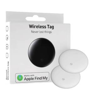 lot 20181 image: Air Trackers Tags,Bluetooth Airtags, Smart Tracker, GPS Navigator Tag, Finder Works with Apple Find My (iOS Only) App, Locator for Keys, Luggage, Satchel, Backpack Pets. (White 2 Packs)