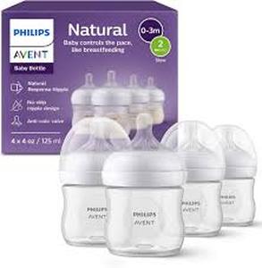 lot 4153 image: Natural Baby Bottles 4 Pack