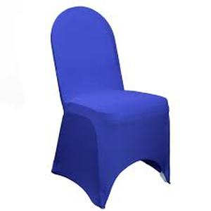 lot 11542 image: 100 PCS Satin Chair Covers  7 X 108in Royal Blue