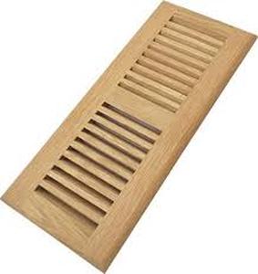 lot 11561 image: Red Oak Floor Register 4x12 Unfinished