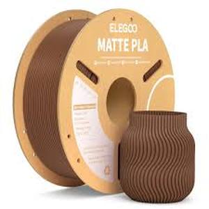 lot 13632 image: ELEGOO 1.75mm Brown PLA 3D Printer Filament