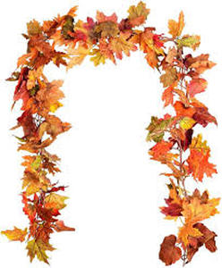 lot 14207 image: Fall leaves garland