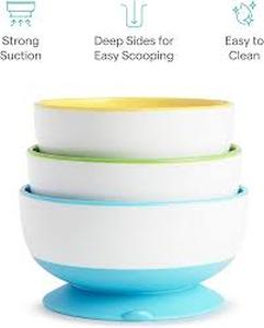 lot 14225 image: Munchkin Stay Put Suction Bowls Set