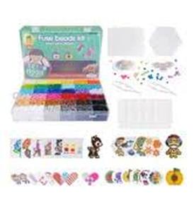 lot 18255 image: Art Ikea Beads Rainbow Craft Set 24colors 4800 beads orange compartment Damaged