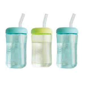 lot 18266 image: The First Years Squeeze & Sip Straw Cup 3-Pack