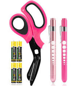 lot 18334 image: Meuu Medical Scissors and pen lights