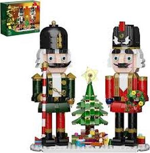 lot 18342 image: Building Boat Christmas Nutcracker Building Block Set