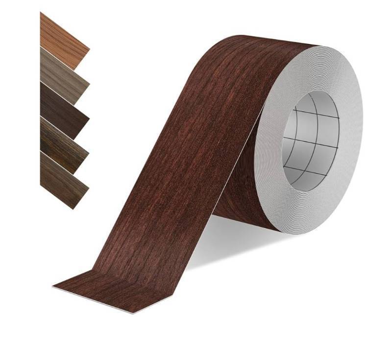 lot 51951 image: Cherry Wood Grain Tape, 2.4 inch X 15ft Self Adhesive Cherry Repair Patch for Tables, Chairs, Baseboards, Doors, Windows, Floors, DIY.
