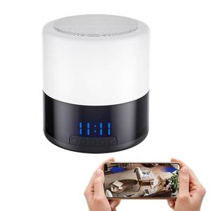 lot 40450 image: Chasvon 3-in-1 Security Camera with 128GB SD Card, Bluetooth Speaker & Night Light, 1080P Wireless Indoor Camera, AI Motion Detection, 180° Rotating Camera, Cloud Storage, PetBaby Monitor - Retail $90