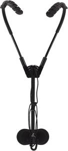 lot 51141 image: Mikilys Saxophone Shoulder Harness, Comfortable Neck Strap with Aluminum Hook, for Alto and Soprano Sax, Black - Retail $32