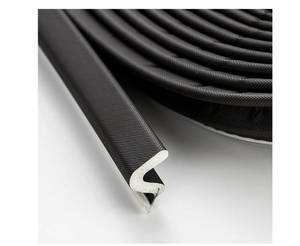 lot 51159 image: Weather Stripping Door Seal Strip - Soundproof Q-Shaped Foam for Exterior Door Frame, Large Gap Seal, Noise Cancelling, Easy to Install (Black, 26FT)