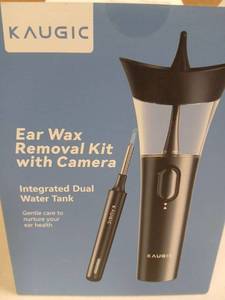 lot 26604 image: Kaugic Ear Wax Removal Kit with Camera - Retail $35
