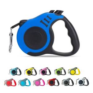 lot 32754 image: LIEVUIKEN Retractable Dog Leash Automatic Telescopic Tractor Dog Tape, Pet Tape 1016 FT Durable and Convenient, with Non-Slip Handle, Suitable for Small and Medium-Sized Dogs Blue - Retail $7