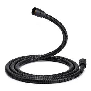 lot 51172 image: Eisinly Shower Hose, 79 Inches Extra Long Stainless Steel Handheld Shower Head Hose with Brass Insert and Nut, Flexible, Matte Black