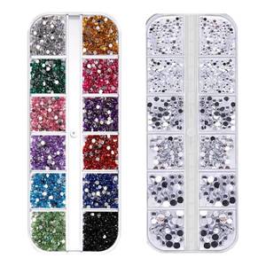 lot 51182 image: Rhinestones for Bedazzling,Bedazzling Kit with Rhinestones,2800pcs Silver Clear Multicolour Rhinestone for DIY,Clothing,Nail Art - Retail $6