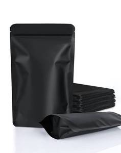 lot 51190 image: FireKylin 100 Pack Resealable Stand Up Bags,Smell Proof Pouch Sealable Foil Pouch Bags for Packaging (Black, 4 x 6) - Retail $15