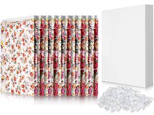 lot 59472 image: Teling 7.5 x 10.5 Inch Comic Book Boards Fabric Backing Board and U Shape Plastic Alligator Clips Poster Board for Folding Cloth and Storing Fabric Storage(100 Set) - Retail $28