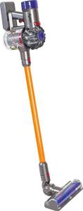 lot 59497 image: Casdon Dyson Cordless Vacuum Interactive & Officially Licensed Toy Dyson Vacuum For Children Aged 3 Realistic Role-Play Fun, Purple and Orange - Retail $24