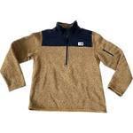 lot 28963 image: The North Face Stonewash Brown mens large 12 zip pullover sweater