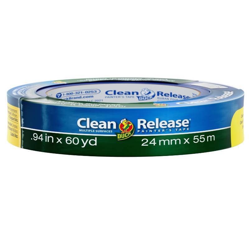 lot 29956 image: Duck Clean Release 0.94 in. x 60 yd. Blue Painter s Tape