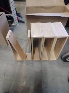 lot 18647 image: Wooden Organizer Cubby Set