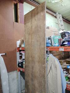lot 18676 image: 8 Ft Wooden Folding Table
