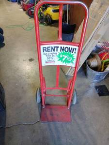lot 13911 image: U-Haul Moving Hand Truck Dolly - Retail $35