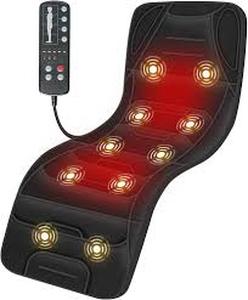 lot 13926 image: Comfier 10-Motor Massage Mat with Heat - Retail $89