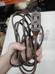 lot 18715 image: Brown Extension Cord