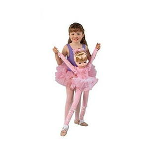 lot 18757 image: Constructive Playthings Kids Dance with Me Ballerina Doll with Brushable Hair