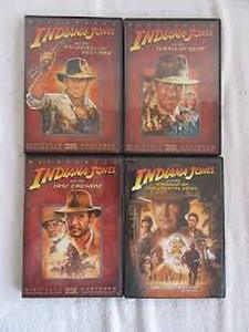 lot 18684 image: The Adventures of Indiana Jones 4 Movie DVD Collection