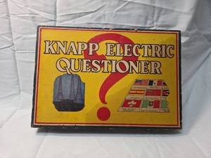 lot 12 image: Knapp Electric Questioner Educational Game
