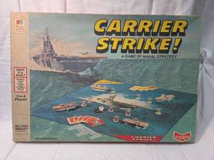 lot 15 image: Milton Bradley Carrier Strike Naval Strategy Board Game
