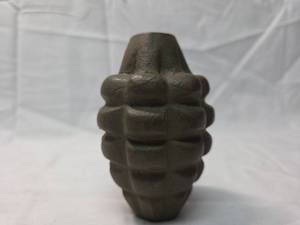 lot 72 image: WWII Practice Grenade Training Aid