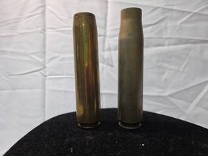 lot 83 image: Lot of 2 1940s 20mm shell casings