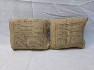 lot 88 image: WW2 US Military First Field Dressing Bandages