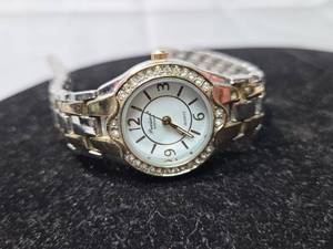 lot 139 image: Crystal Accented Two-Tone Precision Watch