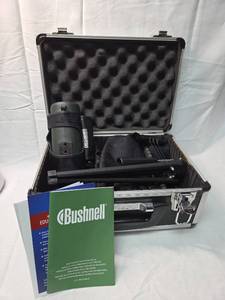 lot 141 image: Bushnell Spotting Scope with Carrying Case and Tripod
