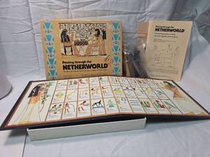 lot 148 image: Passing Through the Netherworld - Egyptian Senet Board Game