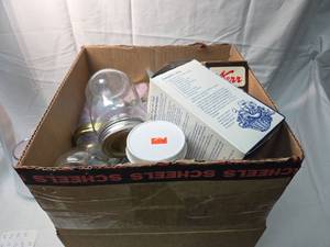 lot 164 image: Assorted Canning Items and Jars