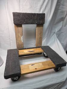lot 168 image: Wooden Furniture Moving Dolly Set