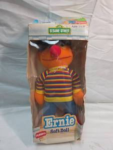 lot 170 image: 1986 Playskool Sesame Street Ernie Soft Doll