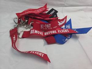 lot 223 image: KC-767 Remove Before Flight Keychain Bundle