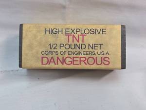 lot 237 image: WW2 Dummy TNT Box
