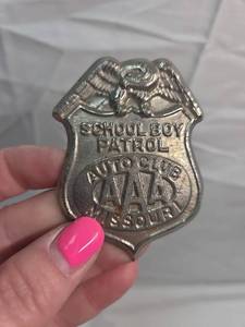 lot 238 image: School Boy Patrol AAA Auto Club Badge