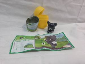 lot 239 image: Kinder Magic Panthera Black Cat Figure FT011 with Container