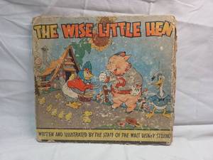 lot 244 image: The Wise Little Hen - 1930s Walt Disney Childrens Book